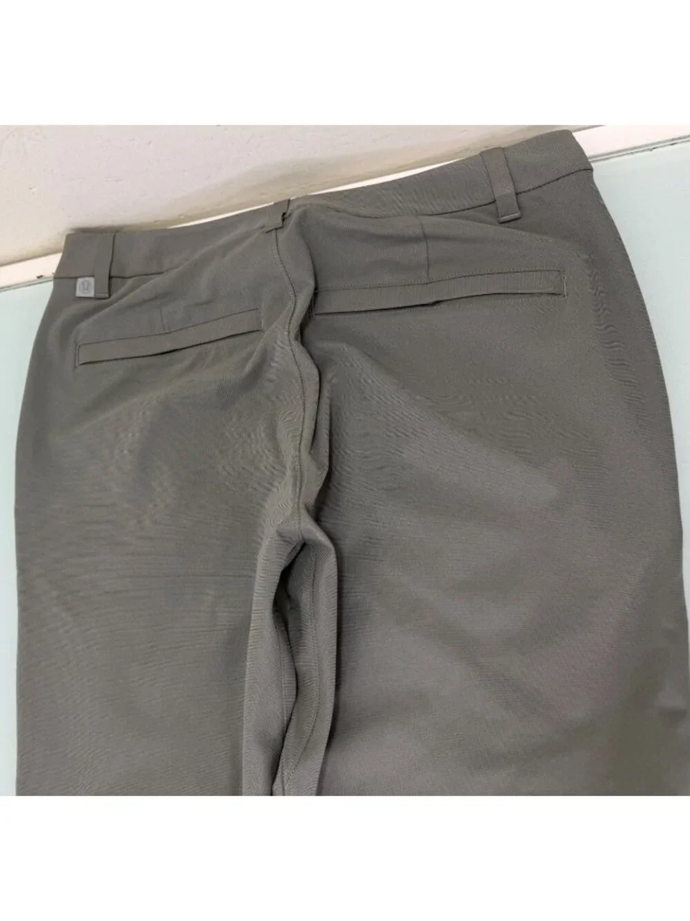 Lululemon ABC Slim Fit Pants Mens 29X31 Army Green 5 Pocket Warpstreme Trousers